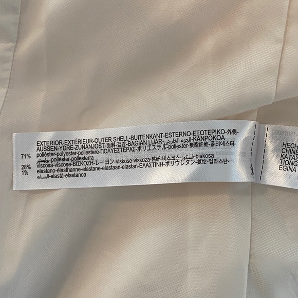 NWT Zara Ecru Double Breasted Long Blazer Coat Jacket, Size XL - Picture 15 of 17